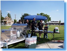 Trailer grill and friends