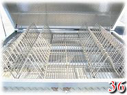 Our stainless steel rib racks clean up easily
