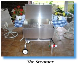 Stainless steel seafood steamer